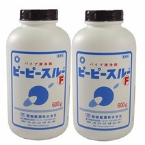 화협 산업 피피스루 F 2개 세트(배관 세정제 강력한 파이프 클리너)(600g×2개) 和協産業 ピーピースルーＦ ２本セット（配管洗浄剤、強力パイプクリーナー）［600ｇ×２本］