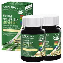 데일리프로 프리미엄 하루 쾌변 배변 굿모닝 플러스, 2개, 60정