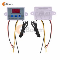 온도컨트롤러 온도조절기디지털 LED 온도 컨트롤러 조절기 제어 스위치 센서 미터 프로브 포함 W3002, 01 W3002 DC 12V
