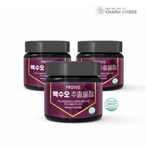 백수호 백수오 추출물 정 국산 하수오 환 백하수오 은조롱 가루 분말 국내산 건강정 180정 3통