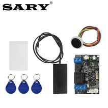 휴대폰 NFC 유도 제어 보드 지문 인식 릴레이 모듈 IC 카드 13.56 mhz 액세스 컨트롤러, [01] IC and NFC, 없음