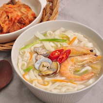 칼국수 6인분세트(생면1kg+얼큰 해물맛스프6봉 얼큰맛원조맛집