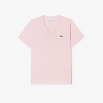 [라코스테] 여성 베이직 브이넥 반팔 티셔츠 TF839E-53G KF9