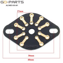 앰프 양면 PCB 보드 어댑터 회로 CMC 4pin 튜브 소켓 Hifi 오디오 빈티지 앰프 DIY, 07 For 9pin-Black