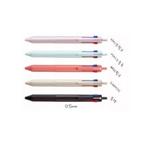 제트스트림 3색 0.5mm, 3색 507-05 베리핑크, 1개