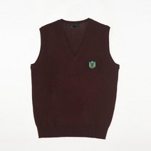 [바보사랑] 자주색 조끼 (잠실고) 교복조끼 교복 학생복