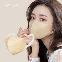 에어에이드 마스크 새부리형마스크 여름마스크 일회용마스크 숨쉬기편한마스크 컬러마스크, 40개입, 1개, 베이지