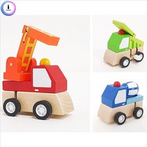 원목 태엽 자동차 3종중 선택1종, 레미콘, 레미콘