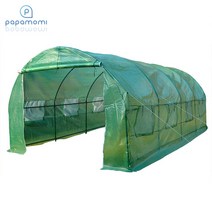 농업용비닐하우스, 1.75X2X3M 2도어 4창문 그린
