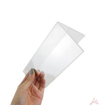 A형 양면 테이블 탁상POP꽂이 메뉴판 행사안내판 명패, 양면POP꽂이