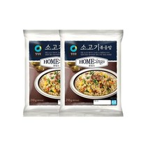 청정원 엄마손맛 맞벌이 우리가족 호밍스 소고기볶음밥 210g x2개 자취템 캠핑 여행 점심 탕비실 쟁여템 야식 홈파티 간편식 혼밥 식단관리 체중조절, 25세트
