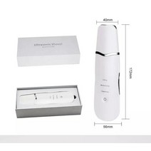 블랙헤드 제거기 진공 피지제거기 초강력 피지흡입기 피지압출기 초음파 피부 스크러버 진동 페이스 스패출, 01 WHITE