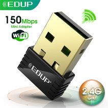 휴대용 와이파이 공유기 이동식 포켓 edup mini usb 무선 wifi 어댑터 150mbps wi-fi 수신기 802.11n usb 이더넷 2.4ghz 네트워크 카드 pc, ep-n8553 150m