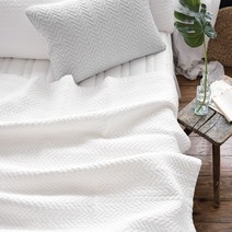 사그락 면리플 누비이불 겸 패드 아이보리 2size