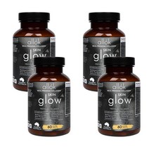 allók 스킨 글로우 프리미엄 콜라겐 60 정 Skin Glow Premium Collagen 60 Tablets, 4개