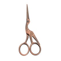 스테인레스 스틸 빈티지 가위 자수 재단사 스레드 가위 도구 공예 바느질 패브릭 가위 바느질 가위, Red antique-11.5cm
