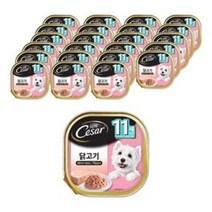 시저 반려견 주식캔 시니어 11세 이상 닭고기, 닭, 100g, 48개