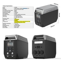 태양광발전기 가정용태양광 휴대용 발전소 태양광 외부 220V 에너지 저장 야외 캠핑 2000W 500W, 18.2000W - AU
