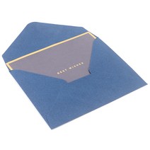 고급 초대장 축하 감사 카드, 색상, 남색