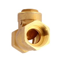 스윙체크밸브 1/2 "3/4" 1 "BSP 암나사 황동 스윙 체크 밸브 편도 논리턴 밸브 물용, 03 1