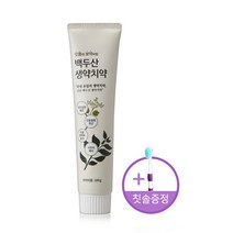 백두산 잇몸보약 천연 생약치약 100g x 1개 + 칫솔1입 증정, 1세트