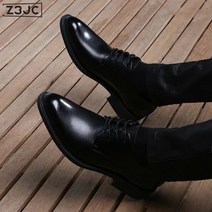Z3JC 남성 가죽 비즈니스 옥스포드 소가죽 캐주얼 컴포트 스트랩 구두