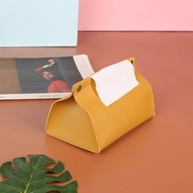 PU 재료 자동차 티슈 박스 [M] 인쇄 부드러운 피부 디자인 가정용 거실 데스크탑 조직 Allocator 욕실 액세서리, 하나, 1