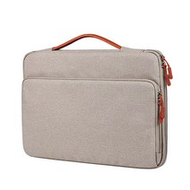 forkom 노트북 가방 생활방수 스크래치방지, 카키 38.1cm-40.64cm