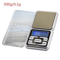 압력 센서 핫 200g/300g/500g x 0.01g /0.1g/미니 정밀 포켓 전자 디지털 저울 골드 쥬얼리 밸런스 그램 1 개, [01] Silicone 500g 0.1g