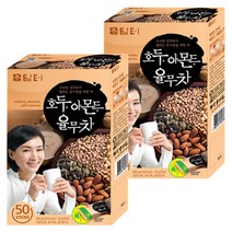 [요모조모] 담터 호두 아몬드 율무차 50T+50T (총 100T) + 요모조모물티슈