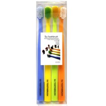 칫솔 단단한모 양모 이중미세모 덴탈칫솔 초극세모 4EA 1Set SU TOOTHBRUSH