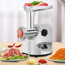 3000W 최대 미트그라인더 소세지메이커 순대 고기 분쇄기 야채 소시지만들기 고기분쇄 고기다지기 고기 햄버거패티 육가공 기계 헤비 듀티 강력한 전기 미트 그라인더 가정용 소시지, UK