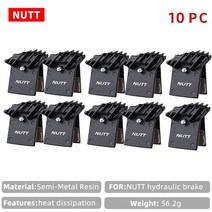 자전거 브레이크 부품 NUTT 디스크 브레이크 패드 MTB 자전거 유압 캘리퍼 방열 반금속 수지 산악 냉각