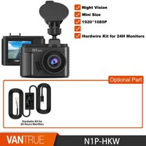 어라운드뷰 후방 사이드 카메라 Vantrue-N1 프로 대시 캠 1.5인치 미니 자동차 DVR 카메라 1080P 비디오 레, 02 N1P-HKW_04 256G
