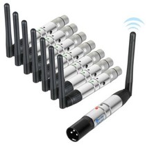 DMX512 DFI DJ 무선 수신기 송신기 24G LED 무대 조명 파 이동 헤드 빔 4, 1 Receiver+EU plug