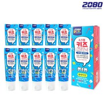 2080 키즈크리닉 치약 불소함유, 80g, 10개