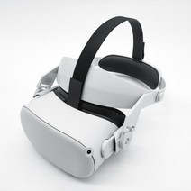 오큘러스 퀘스트2 VR 기기 악세서리 스트랩 오귤러스 악세사리 oculus quest 2 vr 용 gomrvr djustable 헤드 스트랩 지원 forcesupport, 하얀