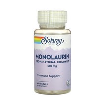 SOLARAY MONOLAURIN 솔라레이 모노라우린 500mg 60캡슐, One Size, One Color