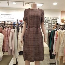 비씨비지 BCBG 몽쉘체크 OP B0M4O623 55