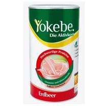 Yokebe 요케베 아침 식사 대용 파우더 가루 딸기 Meal replacement strawberry 500g, 1세트