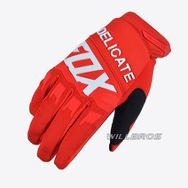 fdx 오토바이 Dirtpaw 레이싱 장갑 사이클링 산악 자전거 Offroad Guantes 남자 Motocross 여자 Unisex Luvas, XL, Red