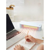 키보드 히터 겨울 보온용 난방기 저소음 공부 작업실, 화이트