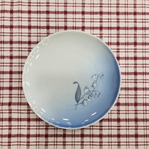 (엔틱빈티지) 덴마크 로얄코펜하겐 빙앤그뢴달(B&G) 은방울꽃 접시 플레이트 18cm