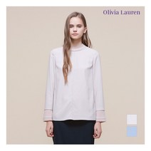 [올리비아로렌] 니트패치 포인트 블라우스_VOCALTW9441