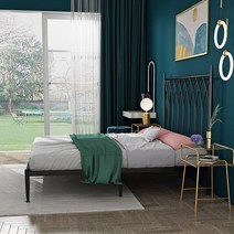 침대프레임 철제침대 골드프레임 북유럽풍침대 모던침대프레임 핀란드침대 벤치형침대 스칸디아침대, 1000mmx1900mm 옵션8