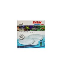 최신 EHEIM-클래식 600 2217 용 오리지널 필터 패드 미세 거친 폼 카본 울 화이트 블루 블랙 코튼 미디어, [01] Fine pad (white)