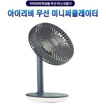 탁상용 무선 미니 저소음 선풍기 미니서큘레이터 10대친구생일선물, 아이리버 선풍기