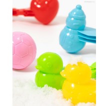 (MI) 민화 눈집게 (오리 눈사람 하트 축구공) 중 택1 (대), 눈사람 대