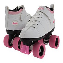 Chicago Bullet Ladies Speed Roller Skate –White Size 3, 1
