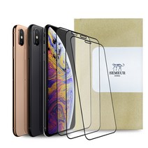 스메르 풀커버 강화유리 휴대폰 액정보호필름 3매, 1세트